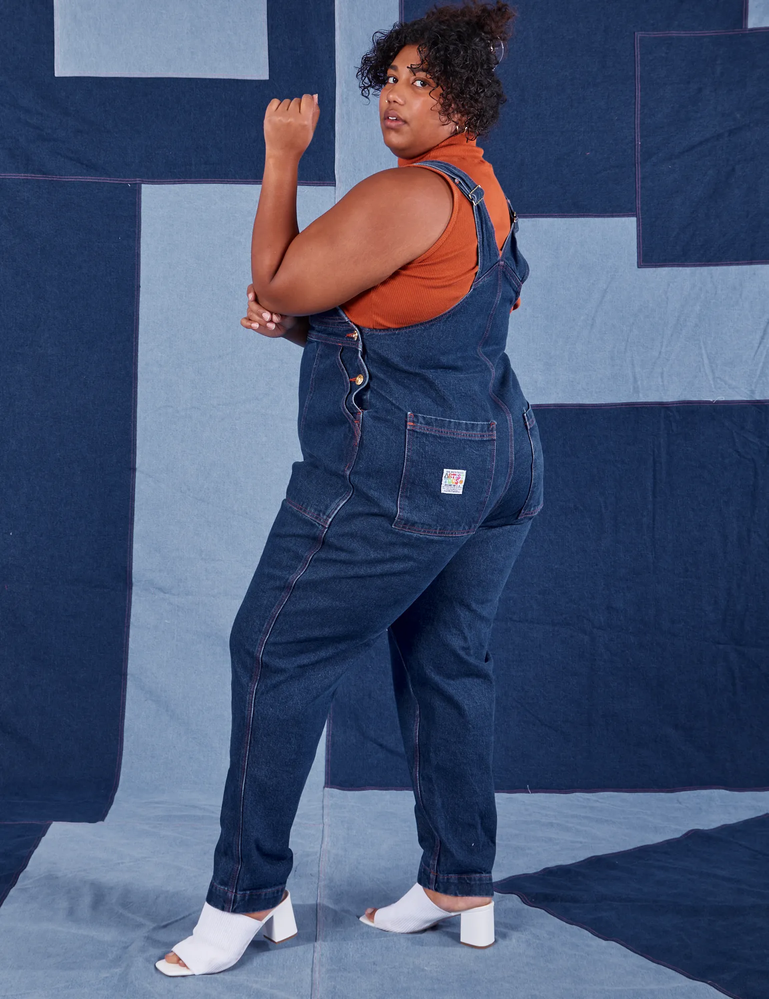 Indigo Denim Original Overalls - Dark Wash sold by Big Bud Press product image thumbnail 5