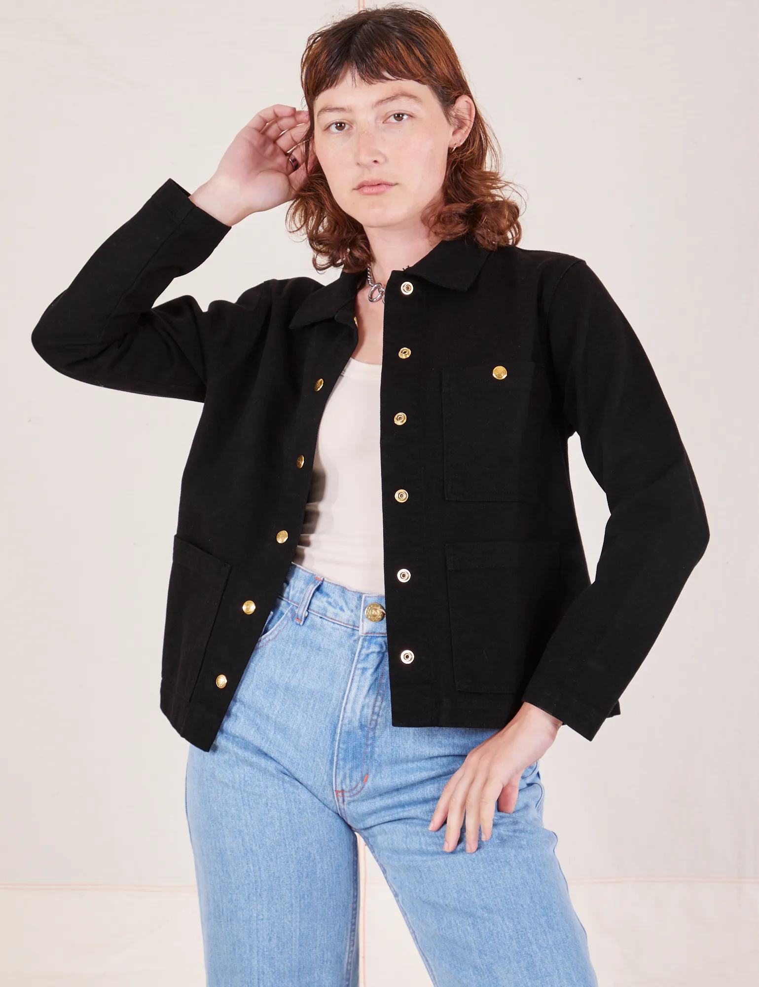 Denim Work Jacket - Basic Black sold by Big Bud Press product image thumbnail 4