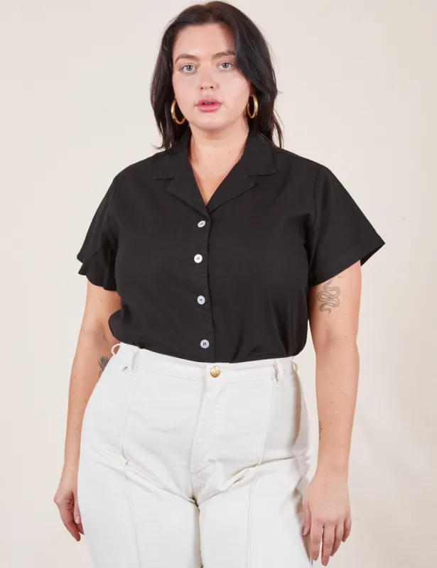 Pantry Button-Up - Basic Black made by Big Bud Press