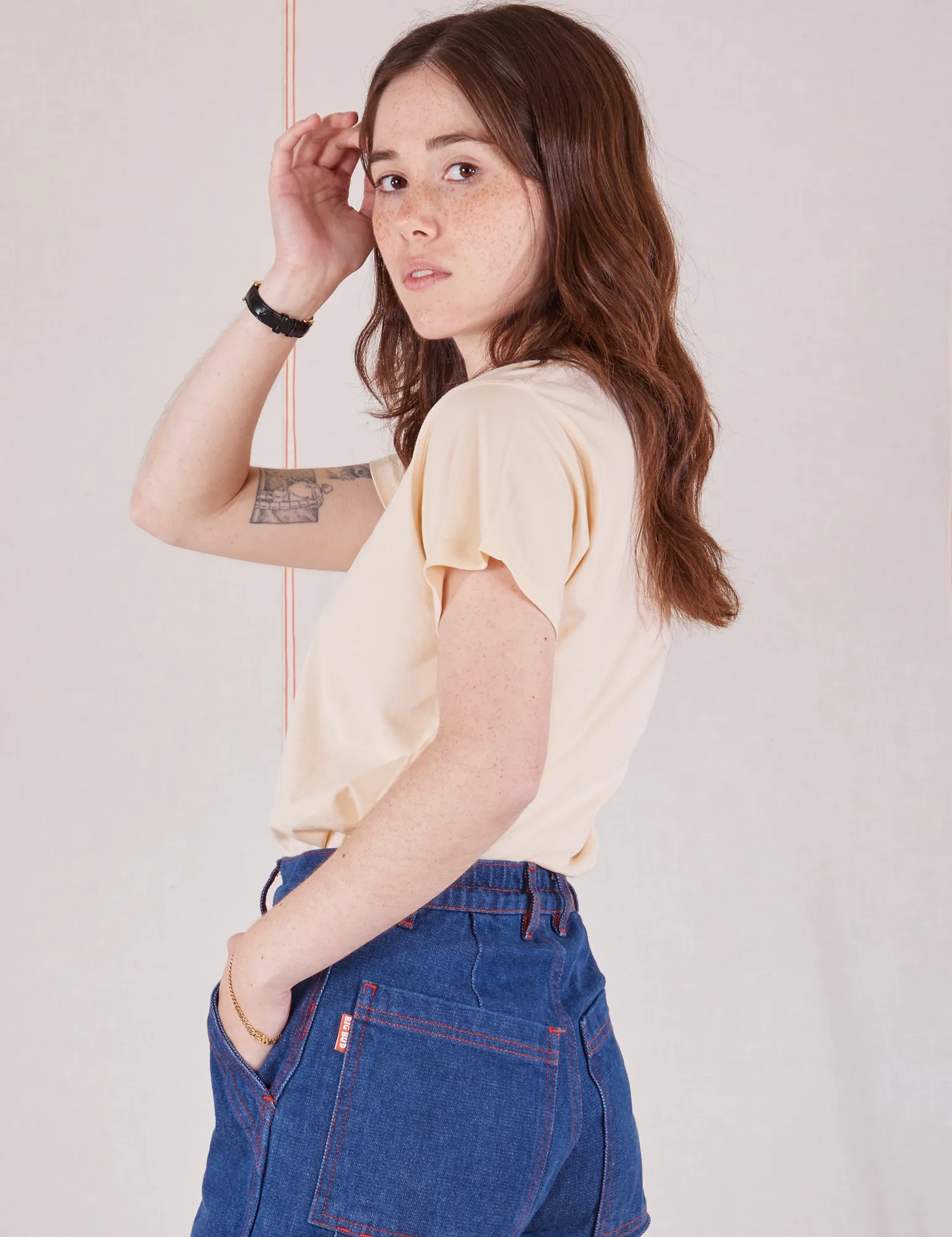 The Organic Vintage Tee - Vintage Off White sold by Big Bud Press product image thumbnail 5