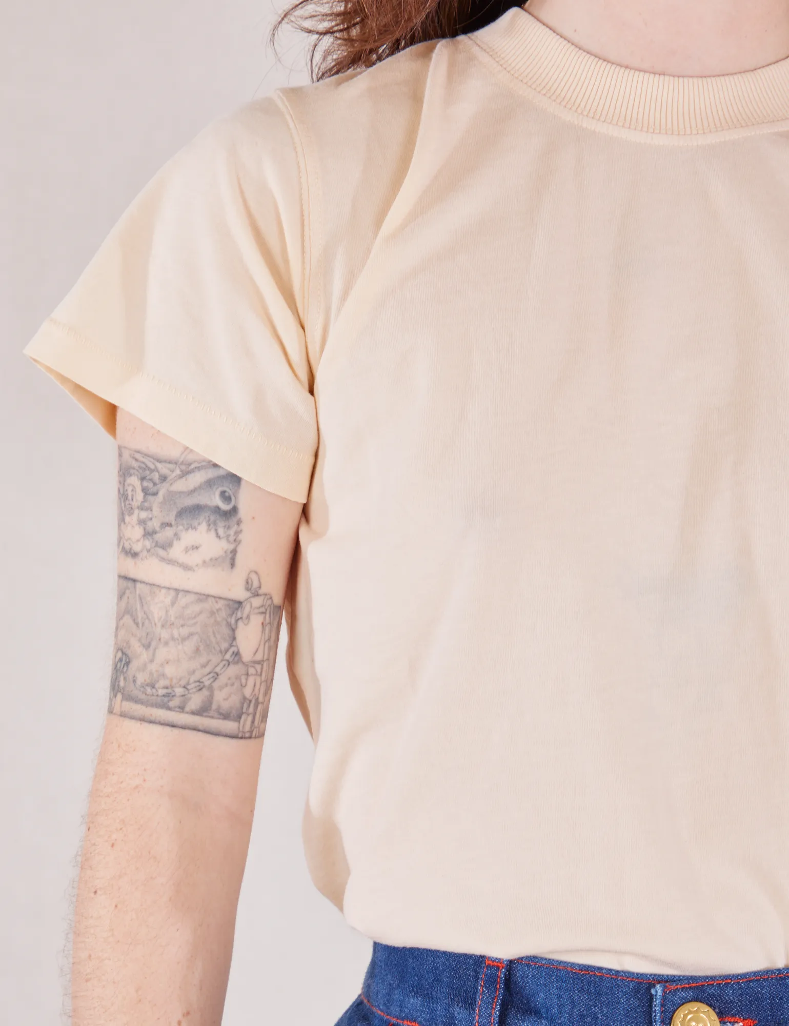 The Organic Vintage Tee - Vintage Off White sold by Big Bud Press product image thumbnail 4