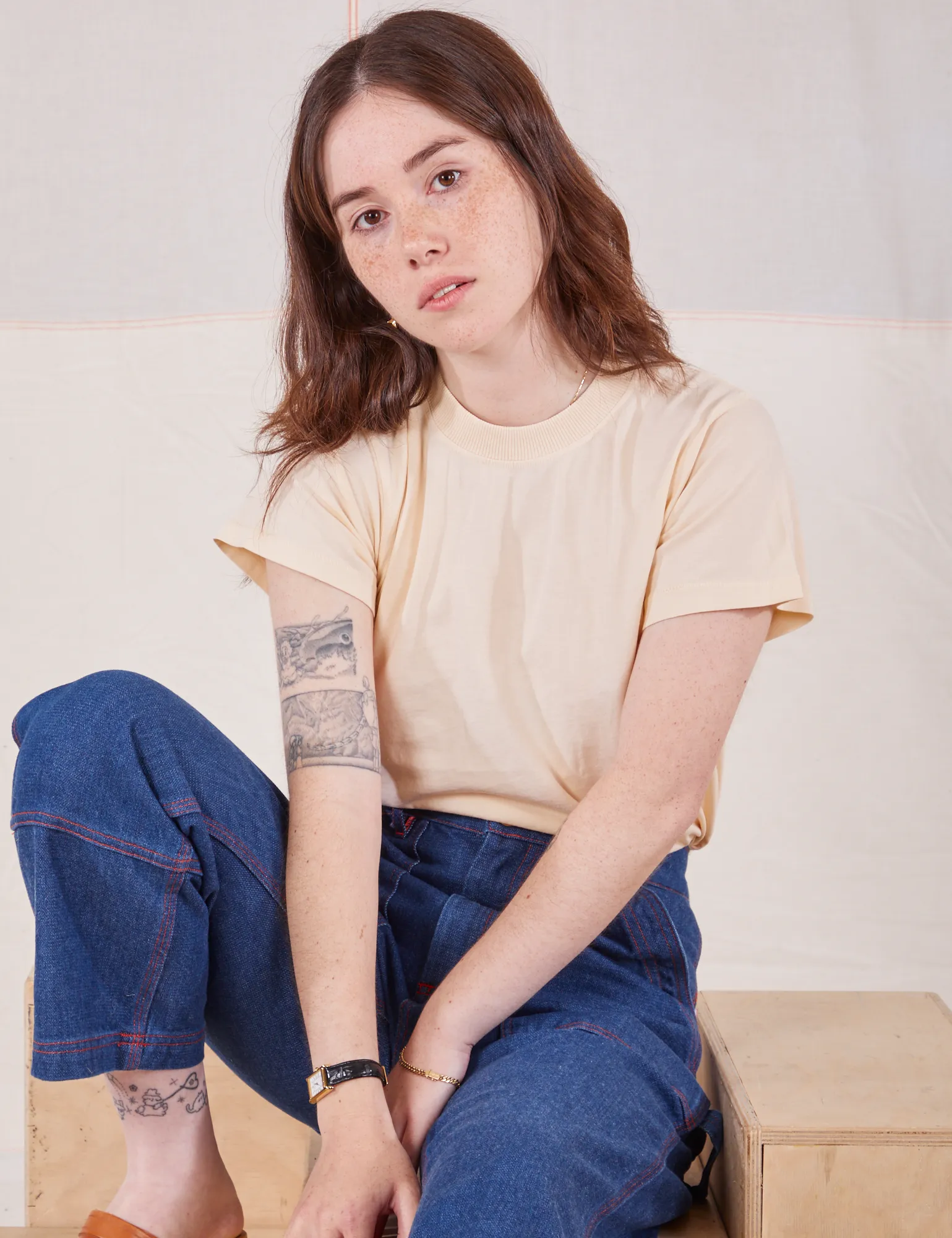 The Organic Vintage Tee - Vintage Off White sold by Big Bud Press