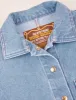 Indigo Denim Work Jacket - Light Wash sold by Big Bud Press