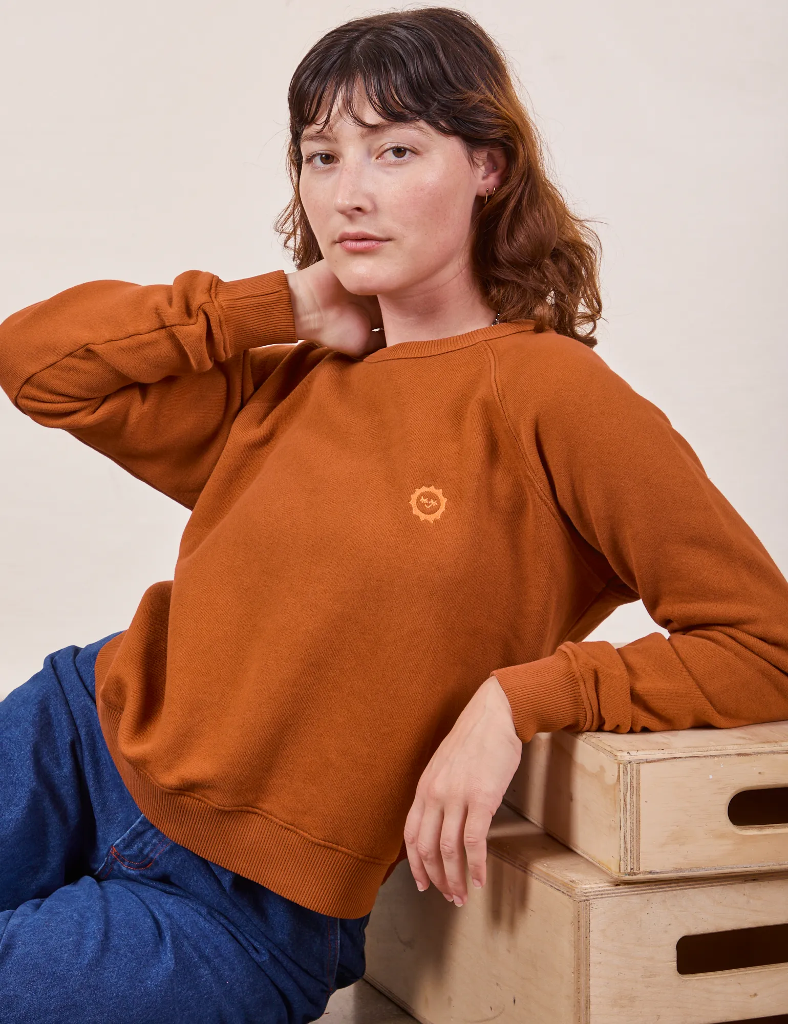 Heavyweight Crew - Burnt Terracotta *FINAL SALE* sold by Big Bud Press