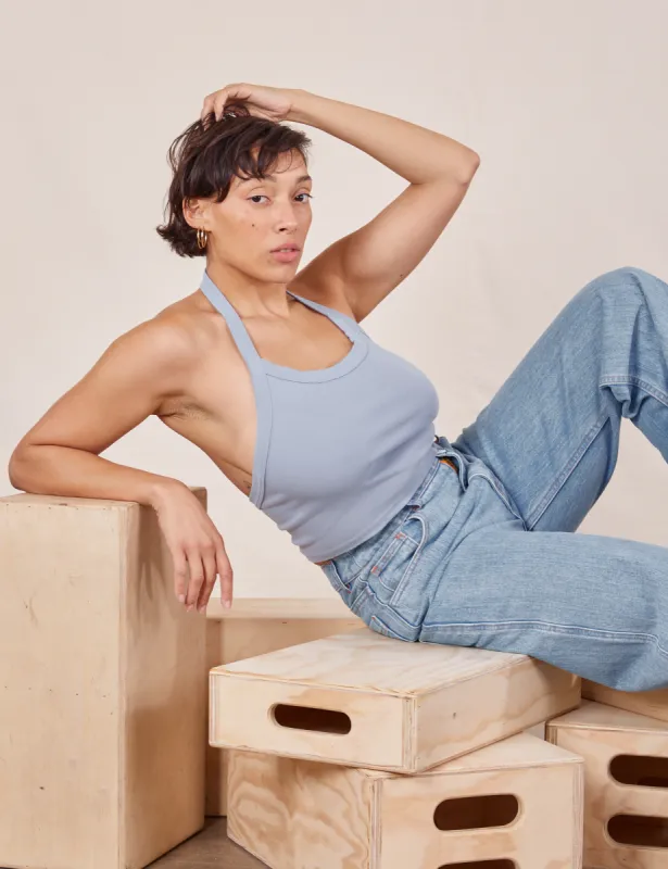 Halter Top - Periwinkle sold by Big Bud Press