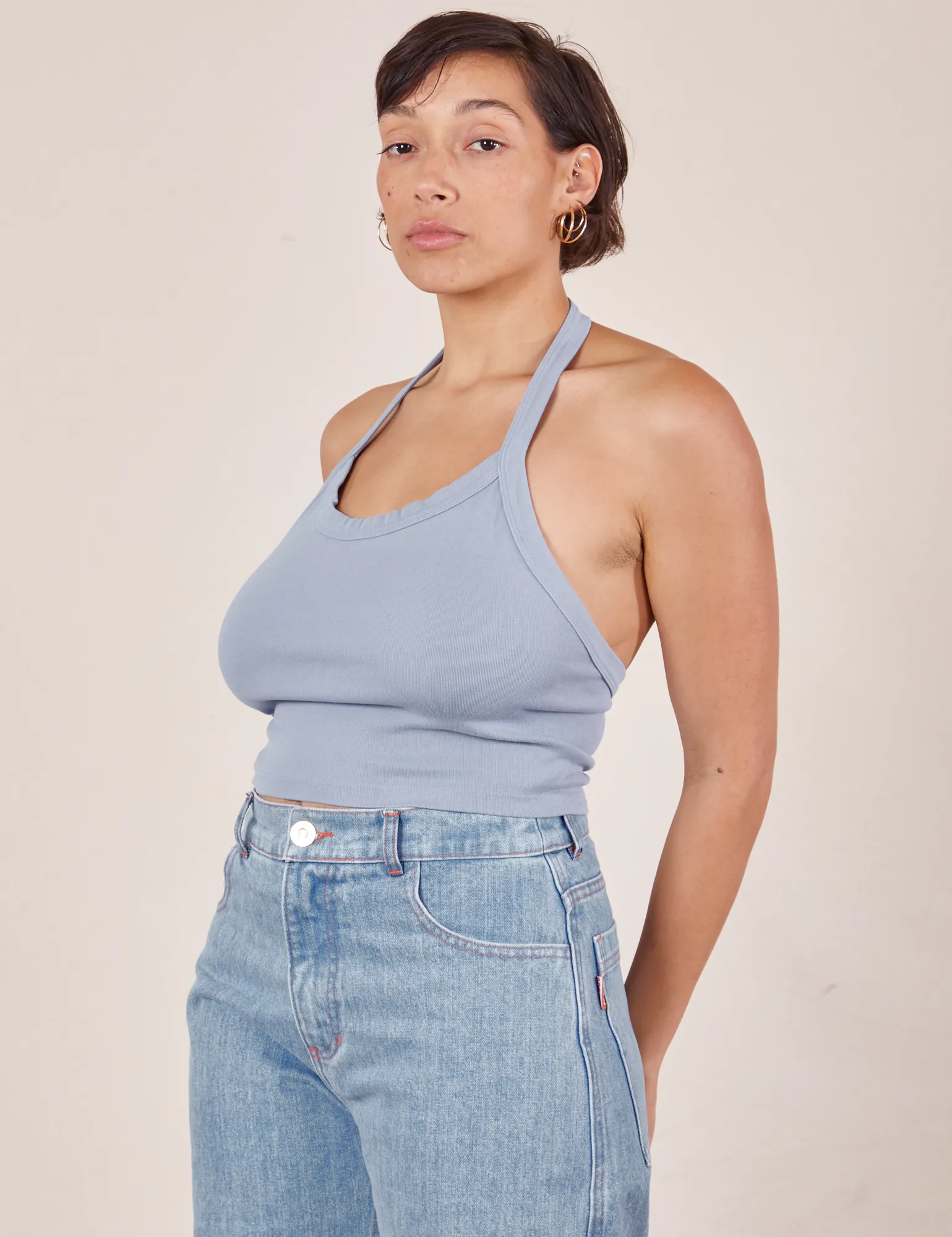 Halter Top - Periwinkle sold by Big Bud Press product image thumbnail 5