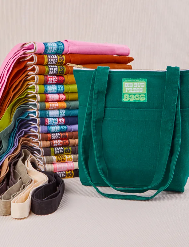 Over-Shoulder Zip Mini Tote (old label) *FINAL SALE* sold by Big Bud Press