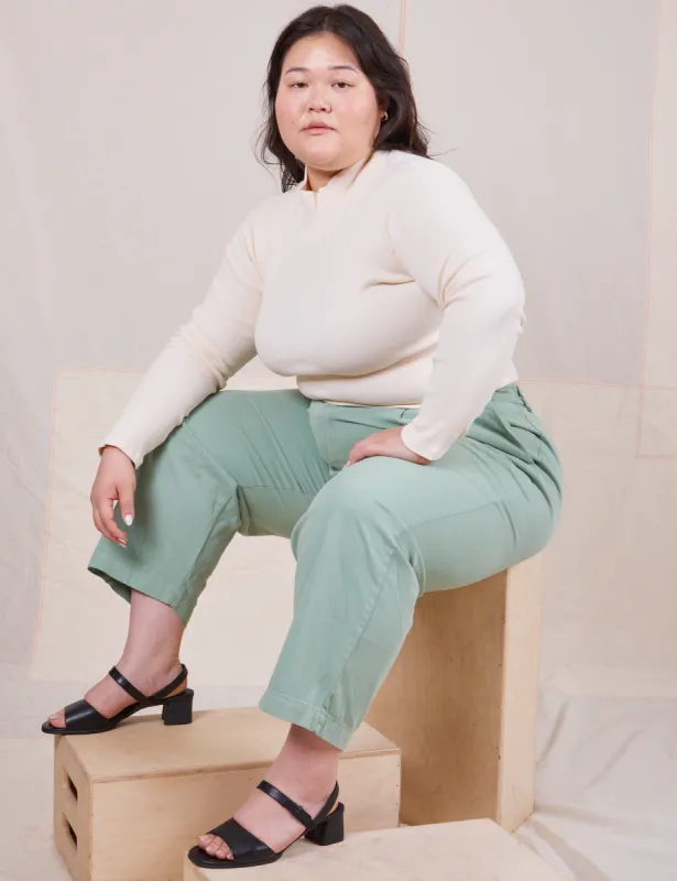 Essential Turtleneck - Vintage Tee Off-White *FINAL SALE* sold by Big Bud Press