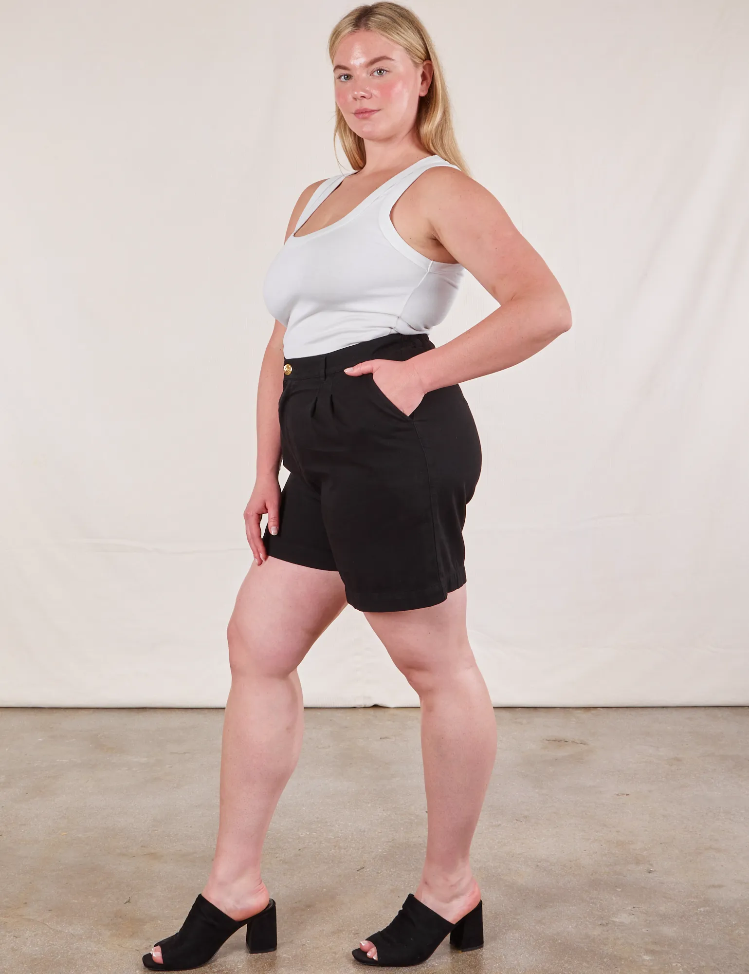 Trouser Shorts - Basic Black sold by Big Bud Press product image thumbnail 5