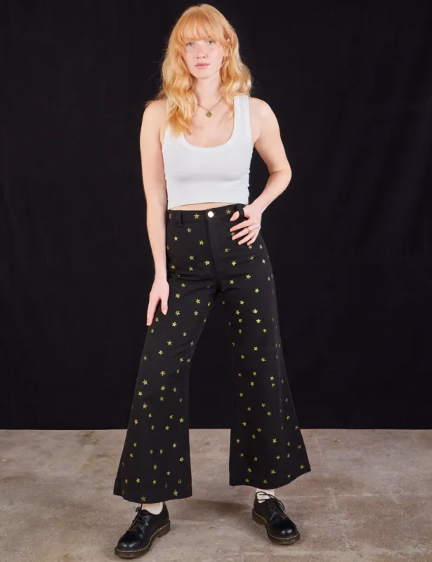 Star Bell Bottoms - Black sold by Big Bud Press