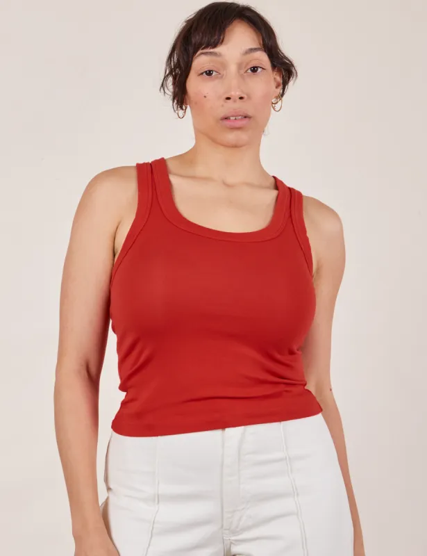 The Tank Top - Mustang Red sold by Big Bud Press