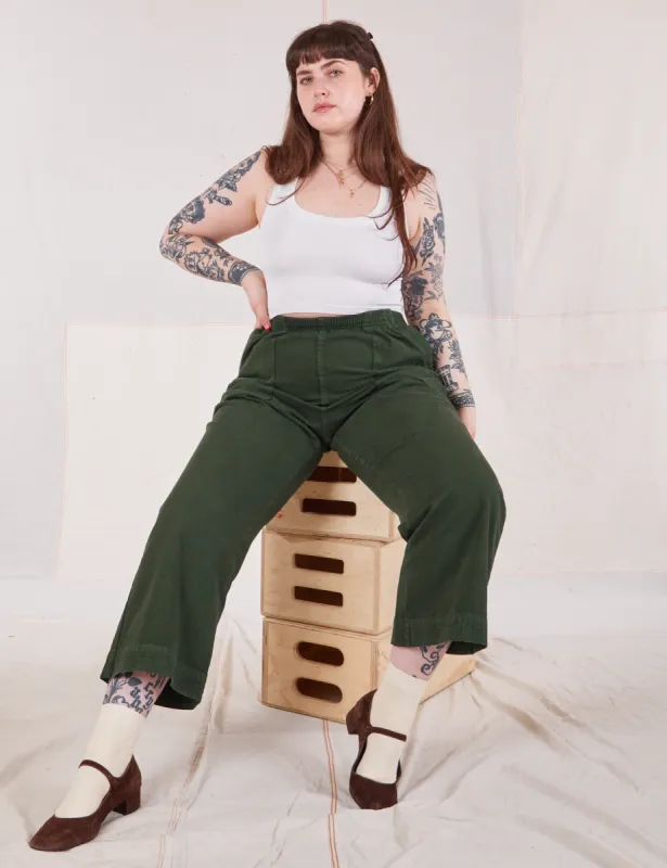 Action Pants - Swamp Green sold by Big Bud Press