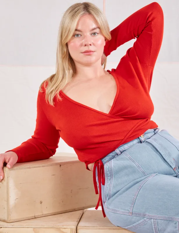 Wrap Top - Mustang Red sold by Big Bud Press