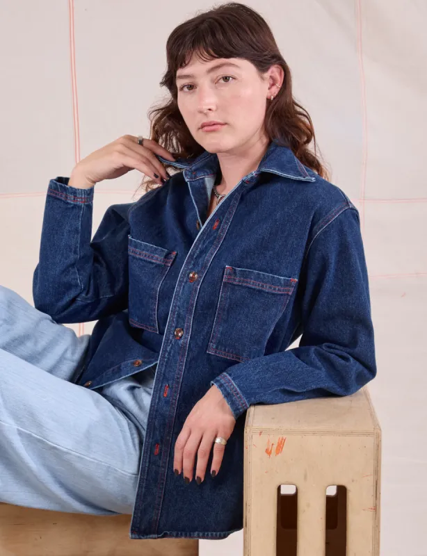 Denim Overshirt - Dark Wash sold by Big Bud Press