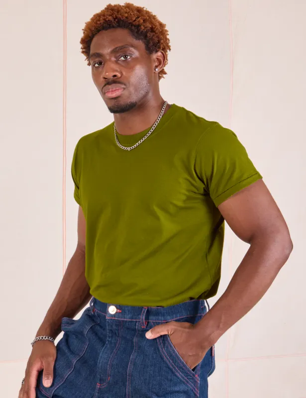 The Organic Vintage Tee - Summer Olive sold by Big Bud Press