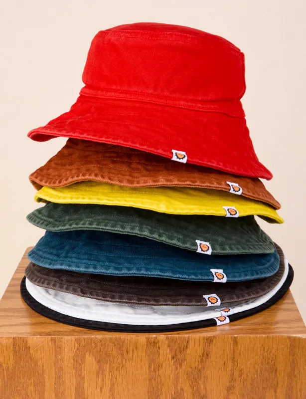 Wide Brim Denim Bucket Hats sold by Big Bud Press