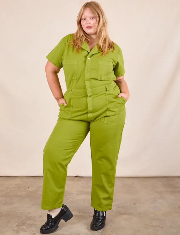 Short Sleeve Jumpsuit - Gross Green sold by Big Bud Press