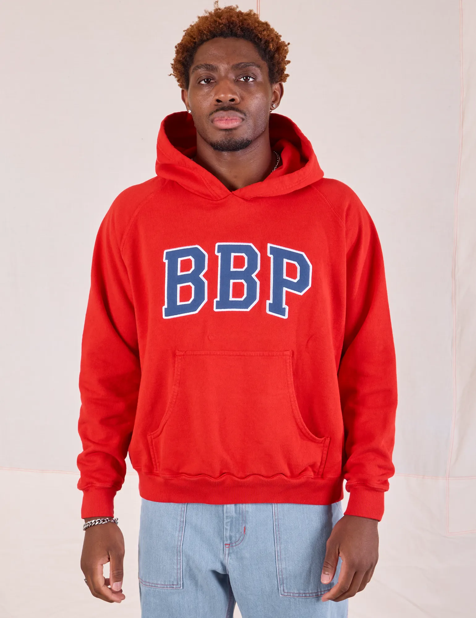 Collegiate Hoodie - Mustang Red *FINAL SALE* sold by Big Bud Press product image thumbnail 3