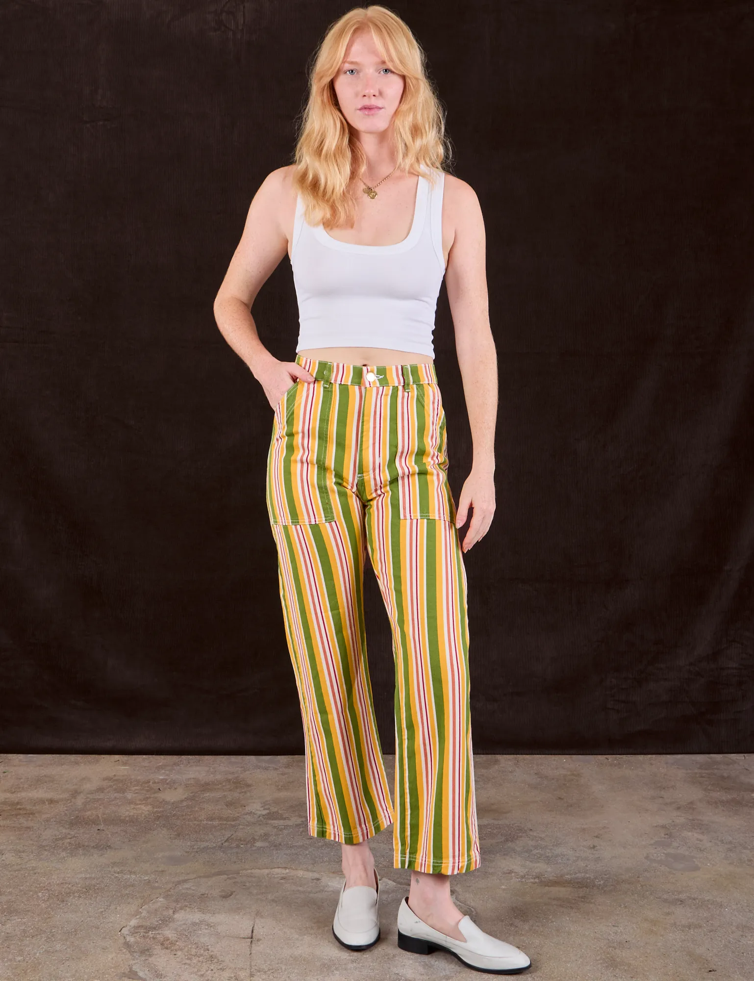 Stripe Work Pants - Vintage Sofa *FINAL SALE* sold by Big Bud Press product image thumbnail 3