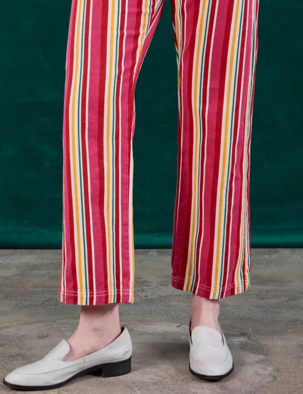 Stripe Work Pants - Cherry Candy *FINAL SALE* sold by Big Bud Press