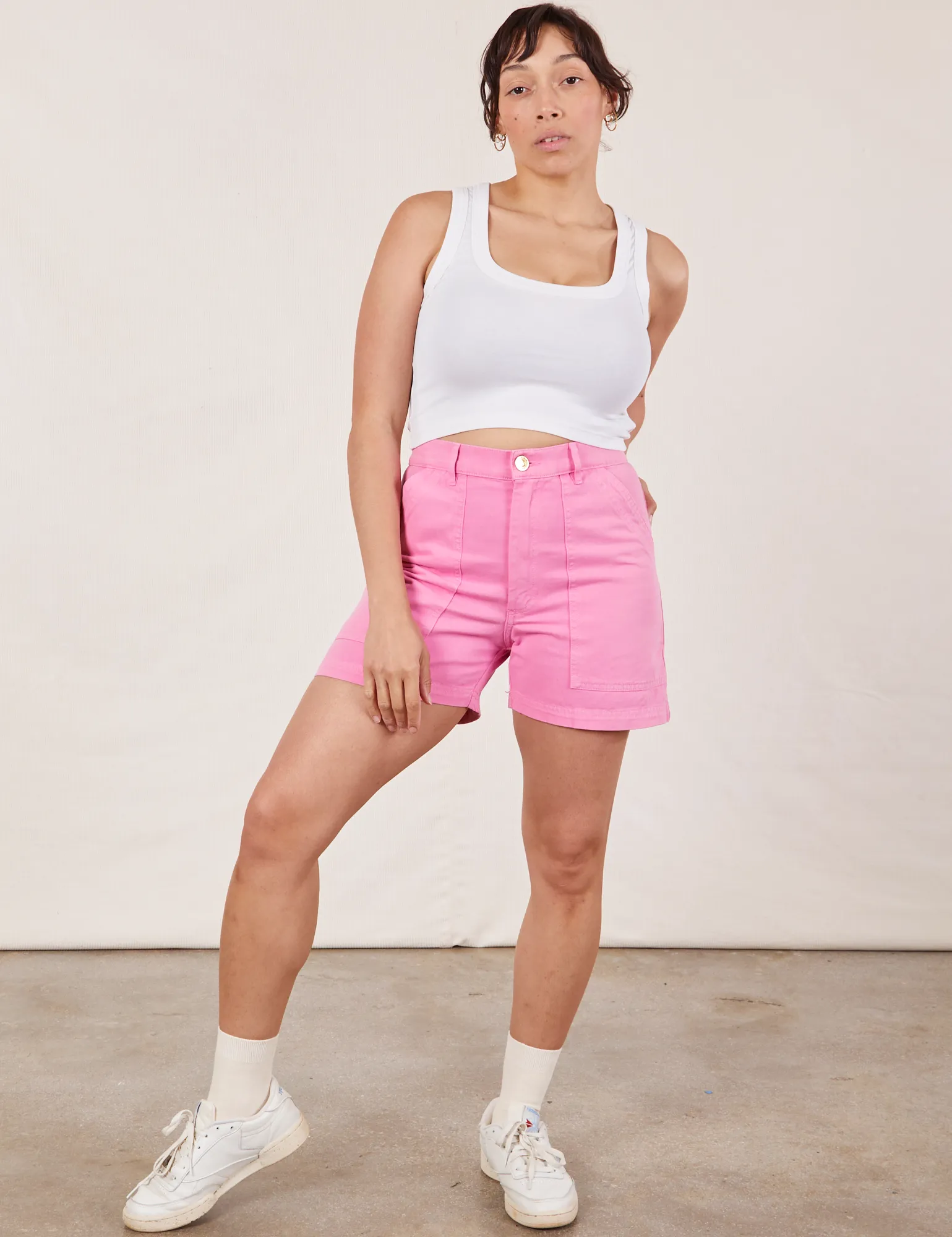 Classic Work Shorts - Bubblegum Pink sold by Big Bud Press product image thumbnail 3