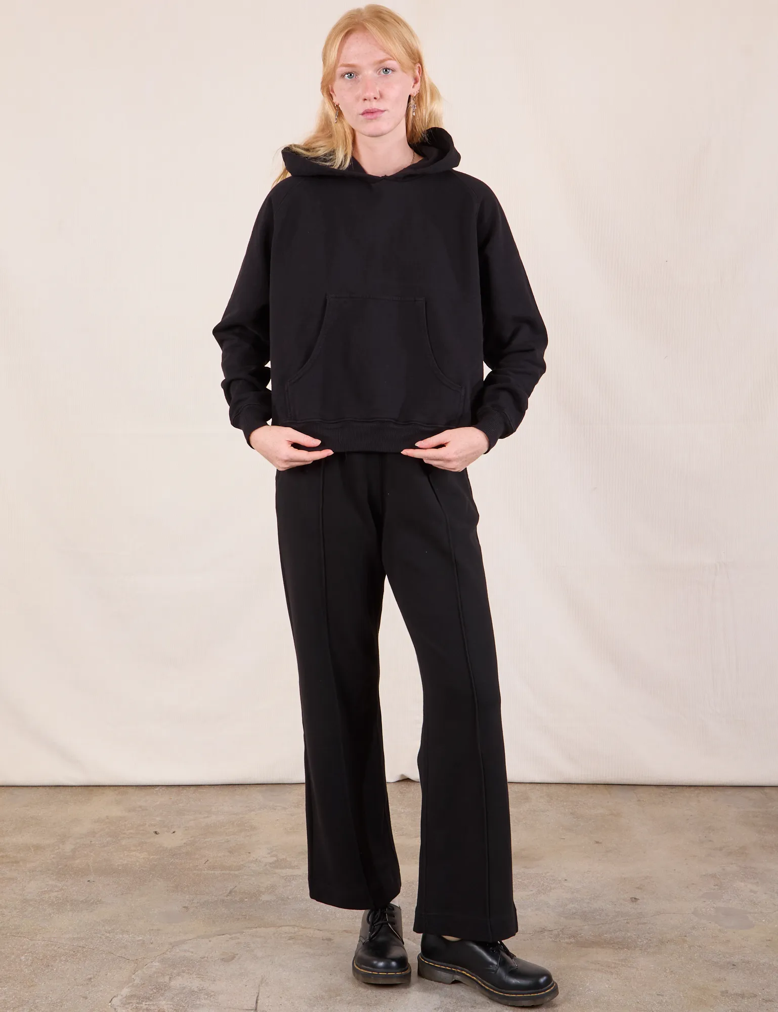 Oversized Hoodie - Basic Black *FINAL SALE* sold by Big Bud Press product image thumbnail 4