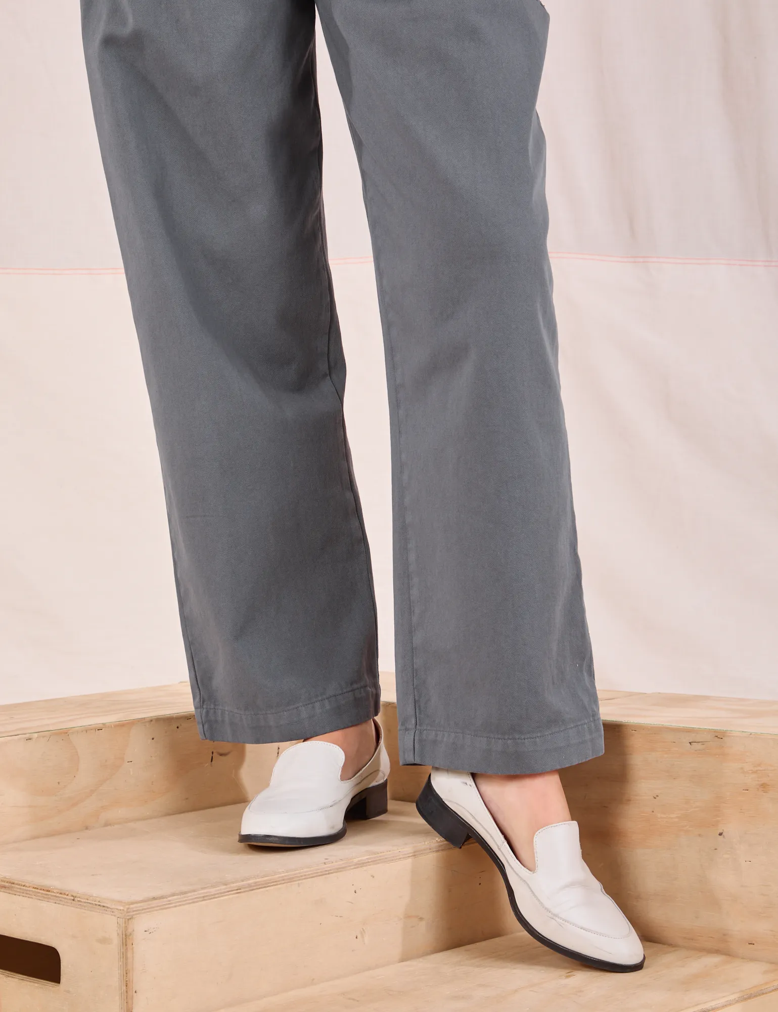 Mid-Rise Pleated Trousers - Slate Grey sold by Big Bud Press product image thumbnail 5