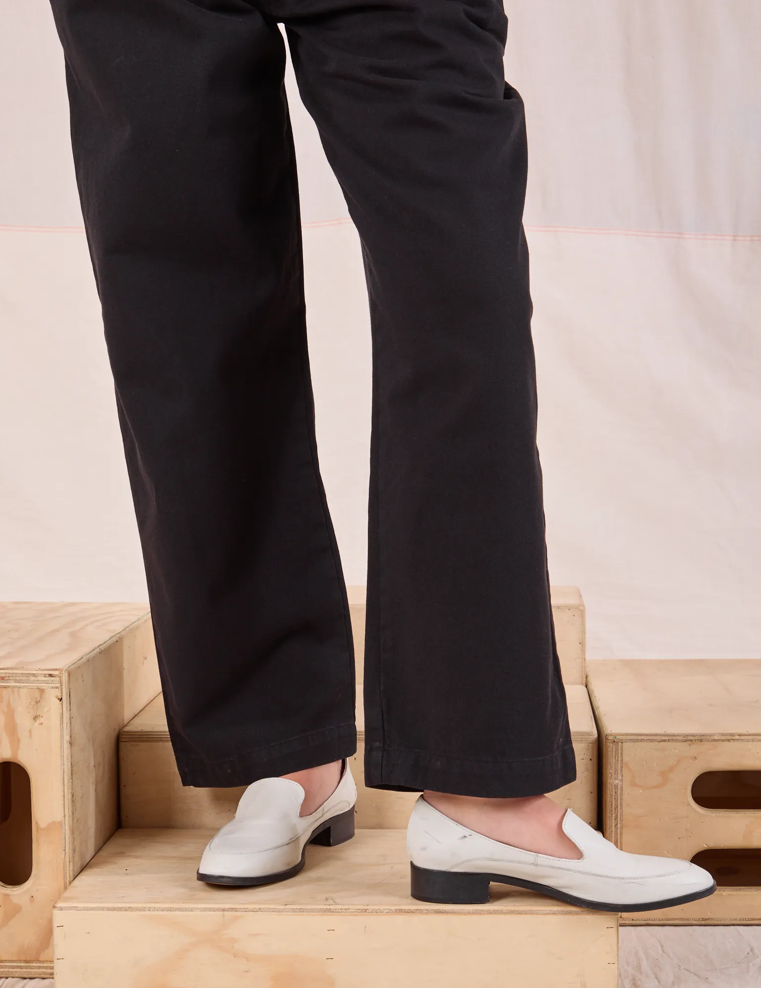 Mid-Rise Pleated Trousers - Basic Black sold by Big Bud Press product image thumbnail 5