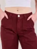 Mid-Rise Work Pants - Red Wine sold by Big Bud Press