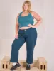 Mid-Rise Work Pants - Lagoon sold by Big Bud Press