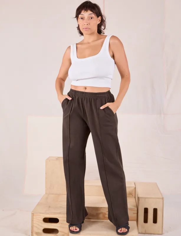Easy Western Pants - Espresso Brown sold by Big Bud Press