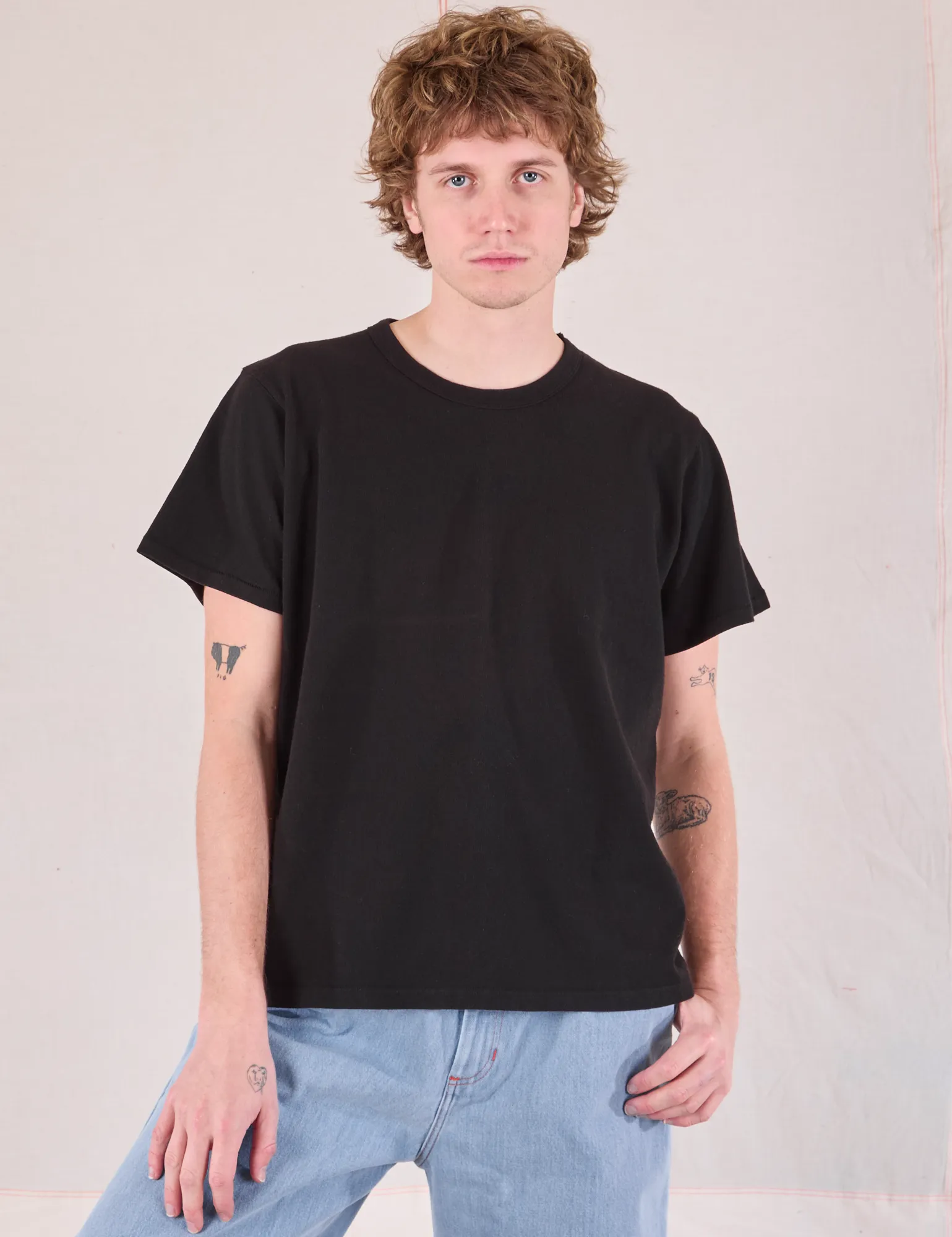 Burly Tee - Basic Black sold by Big Bud Press product image thumbnail 3