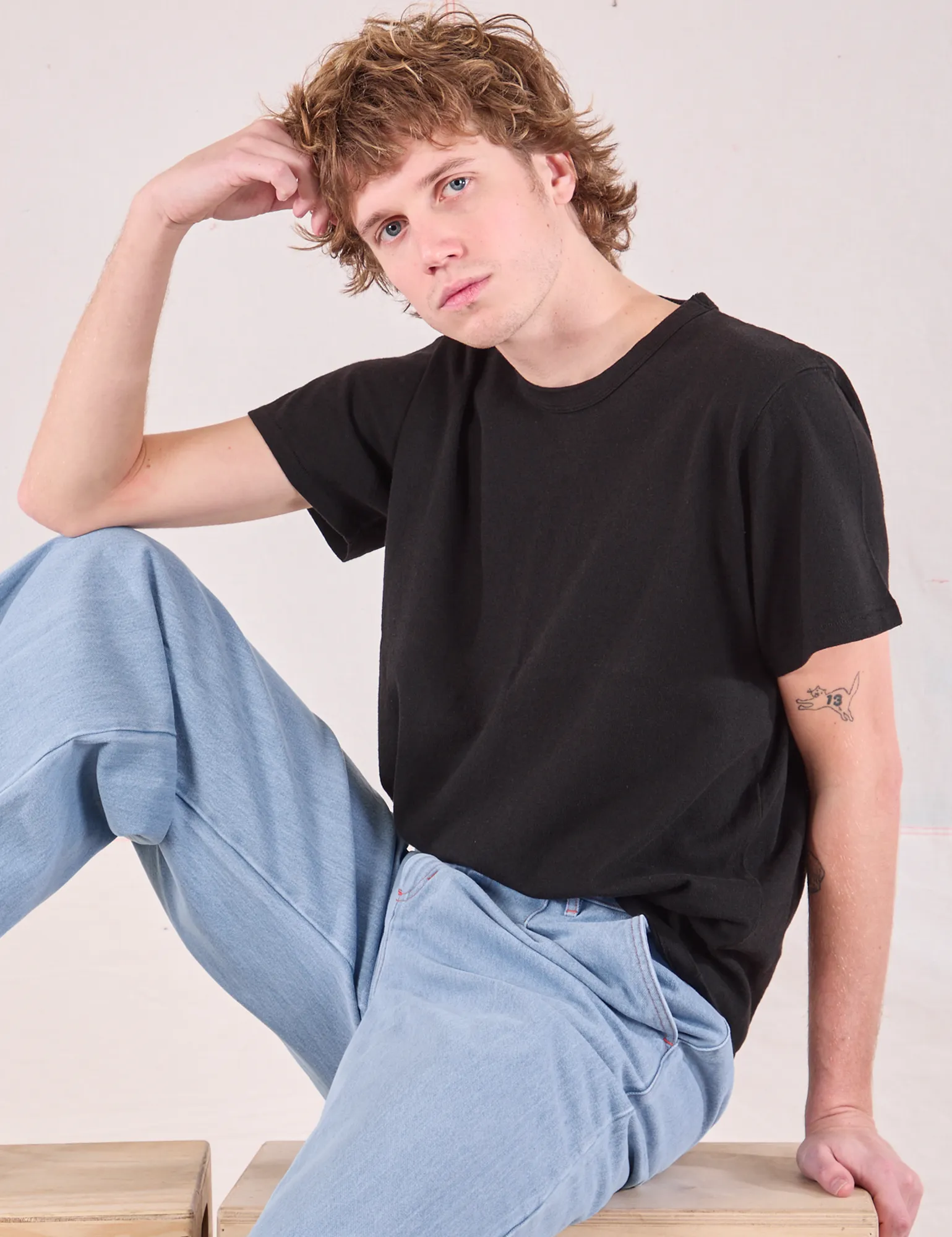 Burly Tee - Basic Black sold by Big Bud Press