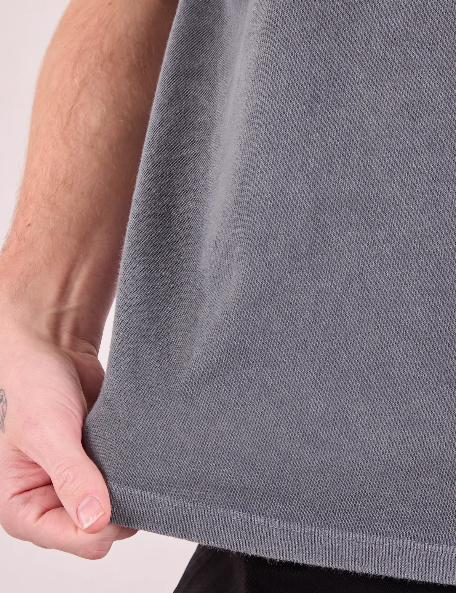 Burly Tee - Washed Grey sold by Big Bud Press product image thumbnail 4