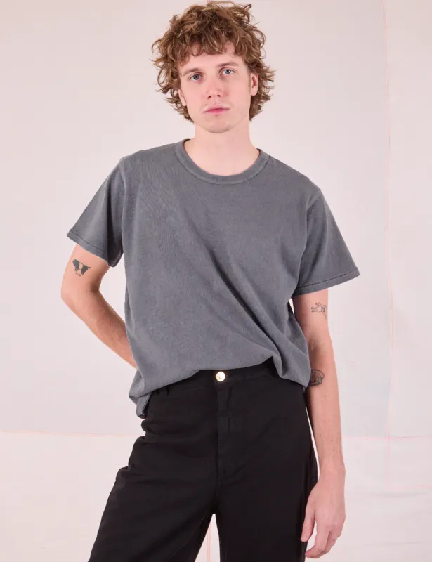 Burly Tee - Washed Grey sold by Big Bud Press