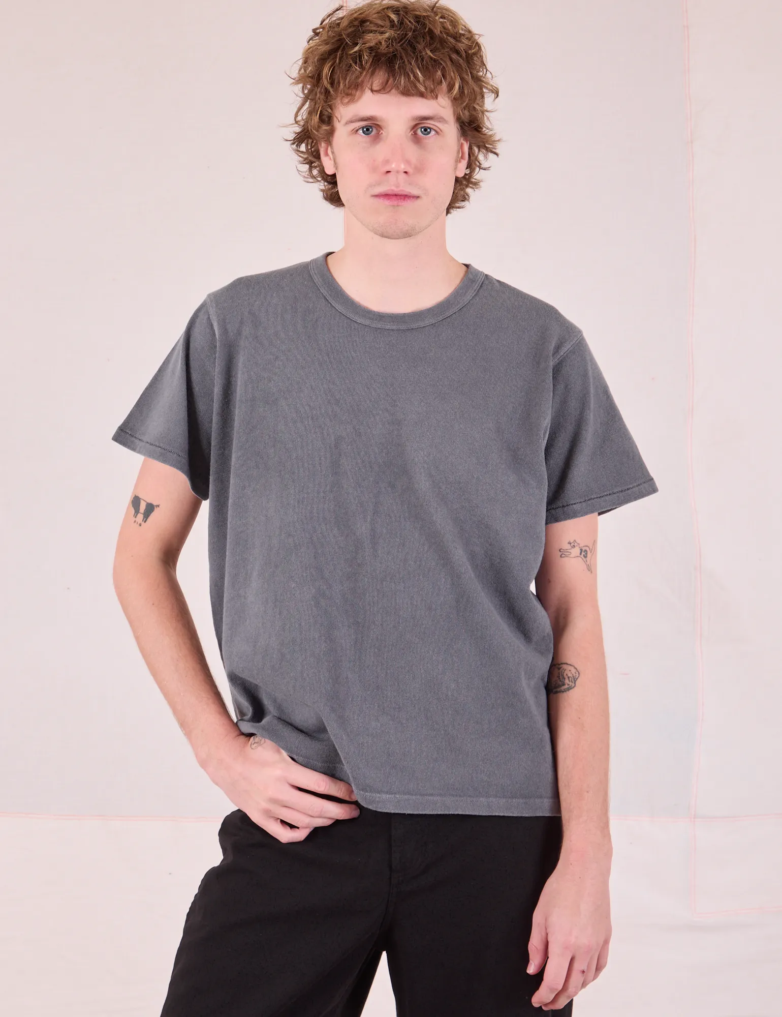 Burly Tee - Washed Grey sold by Big Bud Press product image thumbnail 3