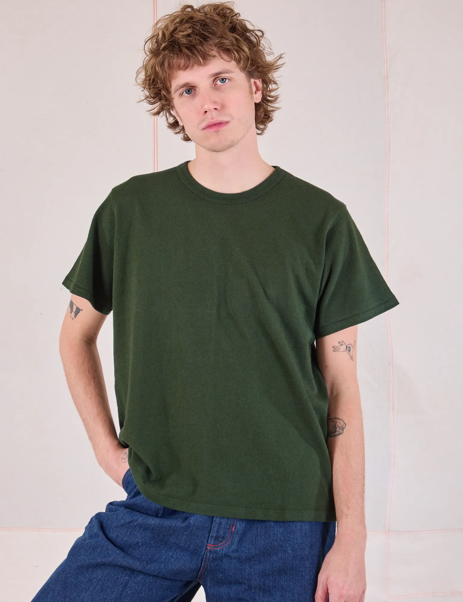 Burly Tee - Swamp Green sold by Big Bud Press product image thumbnail 3