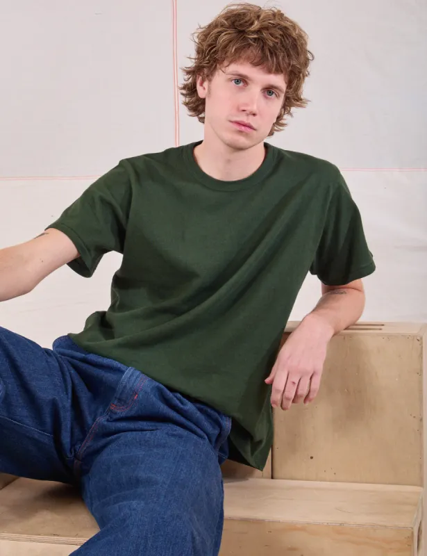 Burly Tee - Swamp Green sold by Big Bud Press