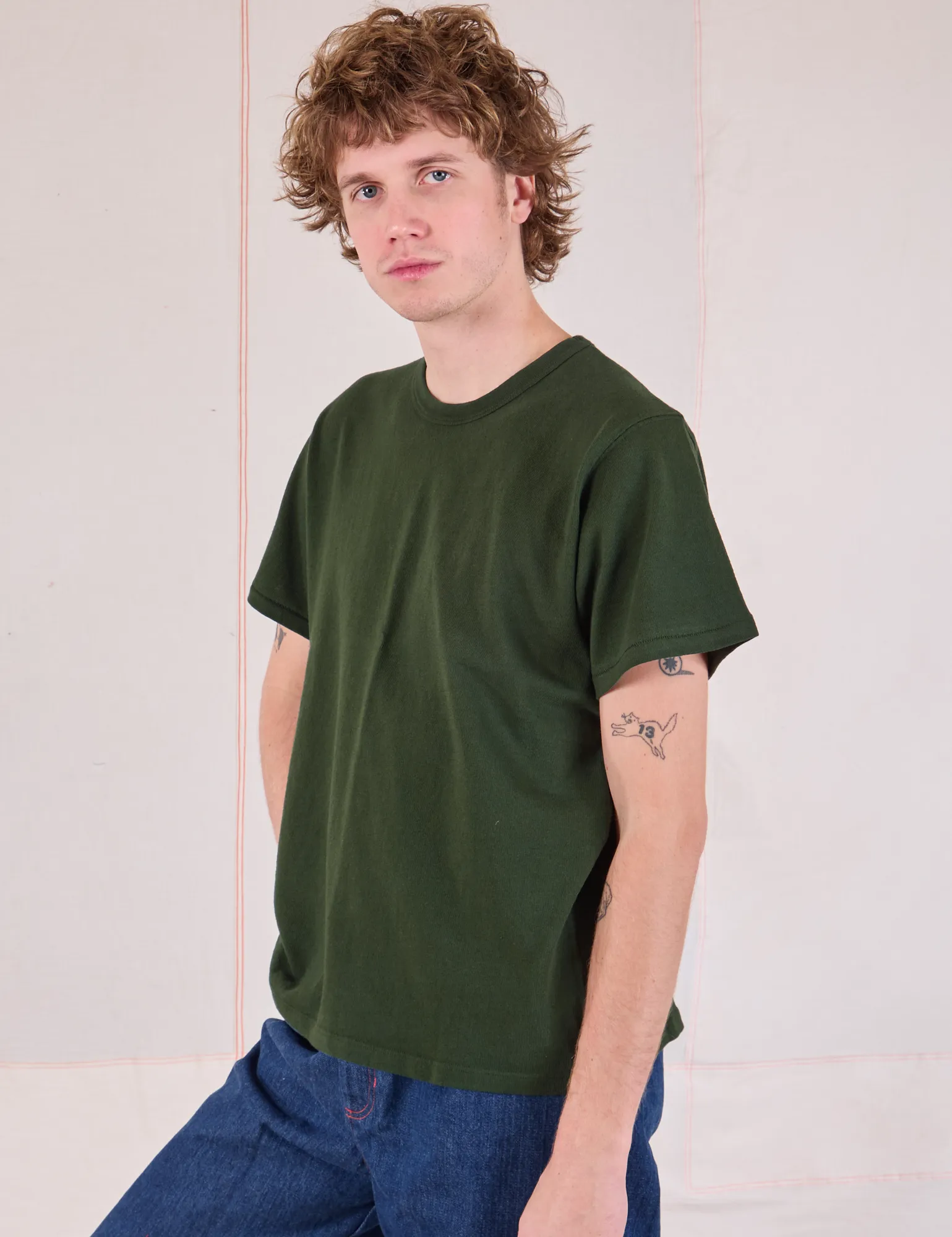 Burly Tee - Swamp Green sold by Big Bud Press product image thumbnail 5