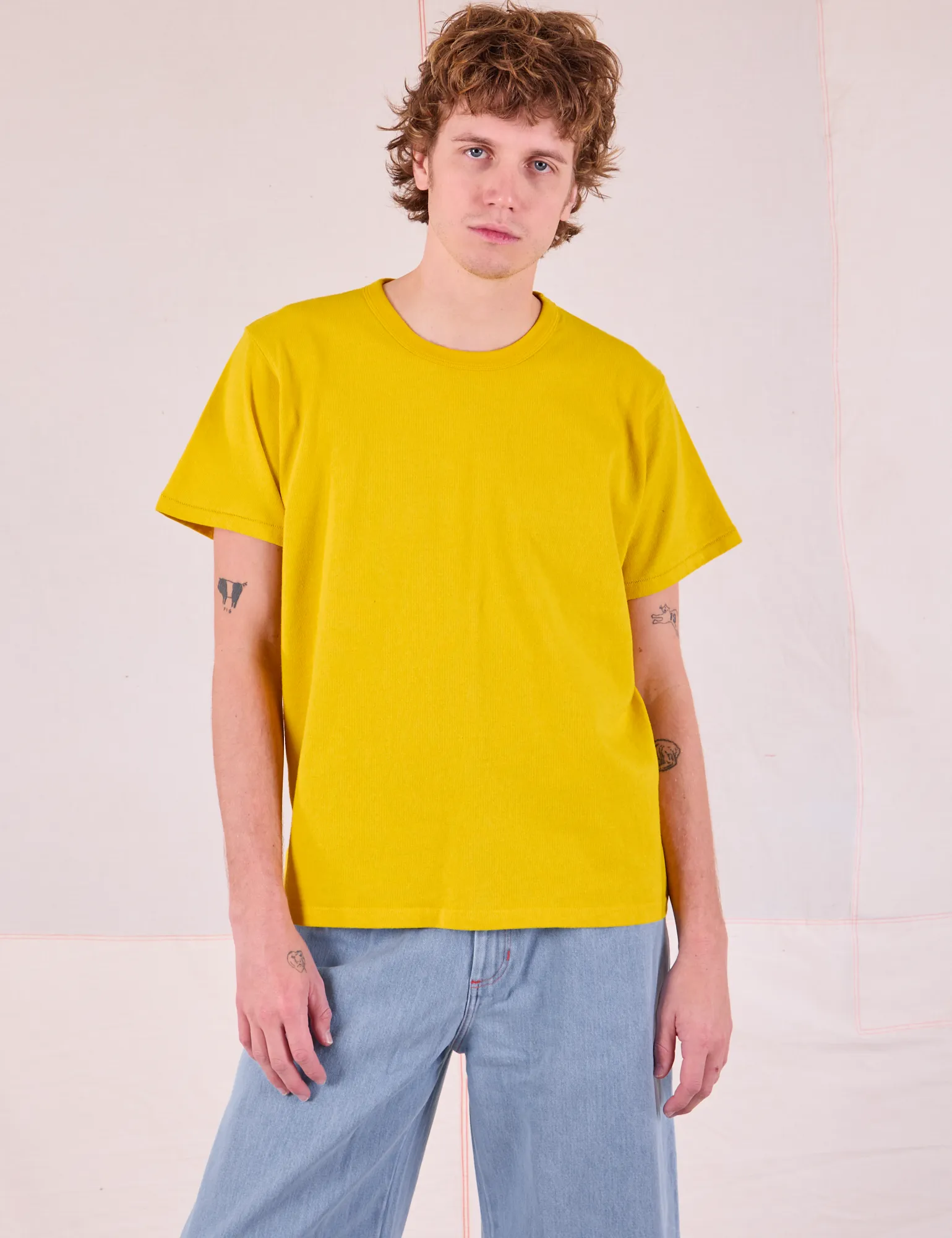 Burly Tee - Golden Yellow *FINAL SALE* sold by Big Bud Press product image thumbnail 3