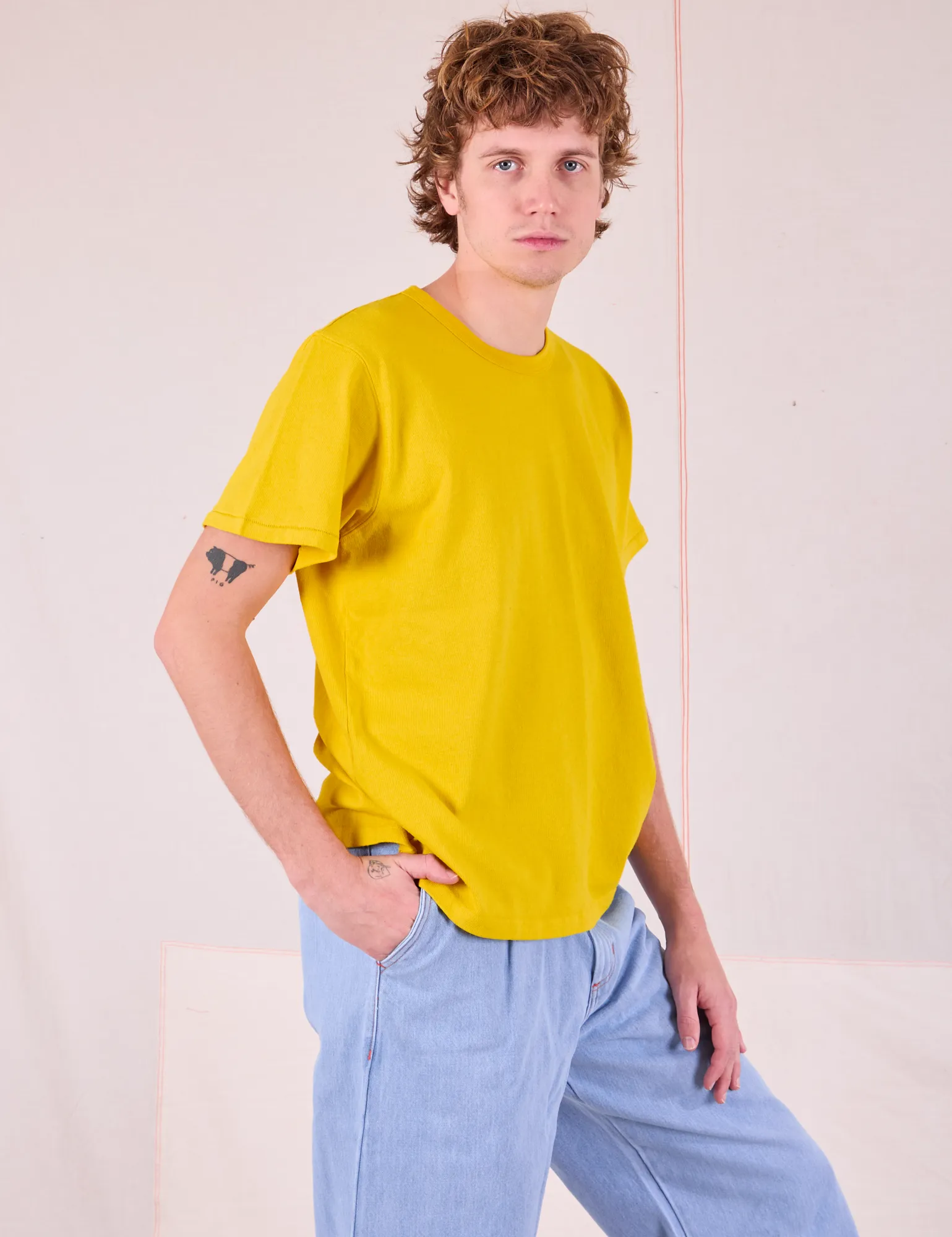 Burly Tee - Golden Yellow *FINAL SALE* sold by Big Bud Press product image thumbnail 5