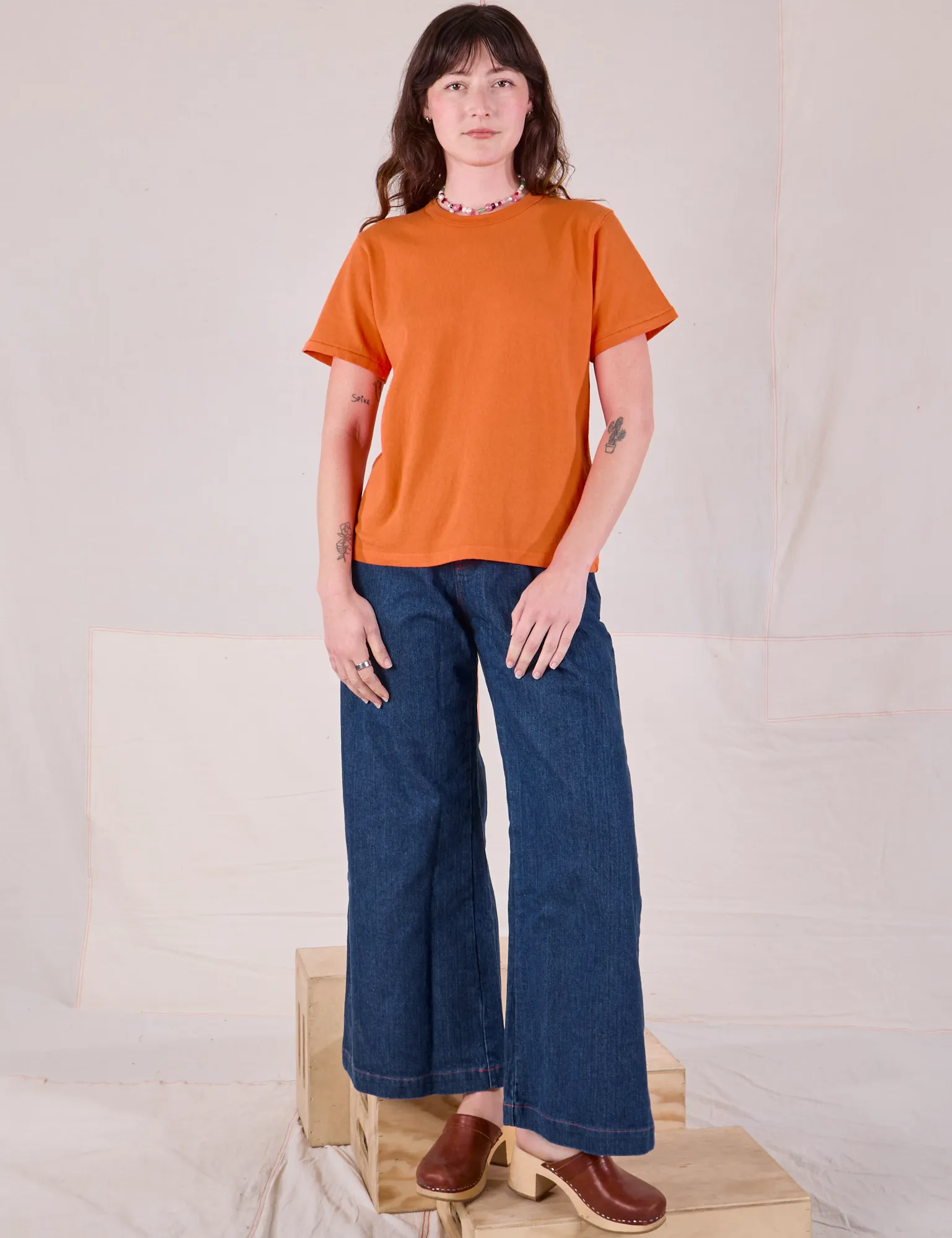 Burly Tee - Construction Orange *FINAL SALE* sold by Big Bud Press product image thumbnail 4