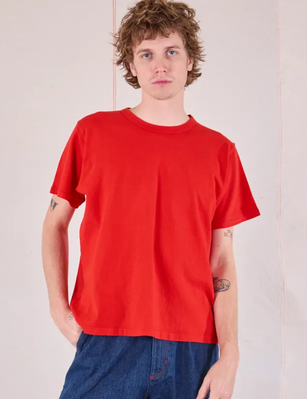 Burly Tee - Mustang Red sold by Big Bud Press