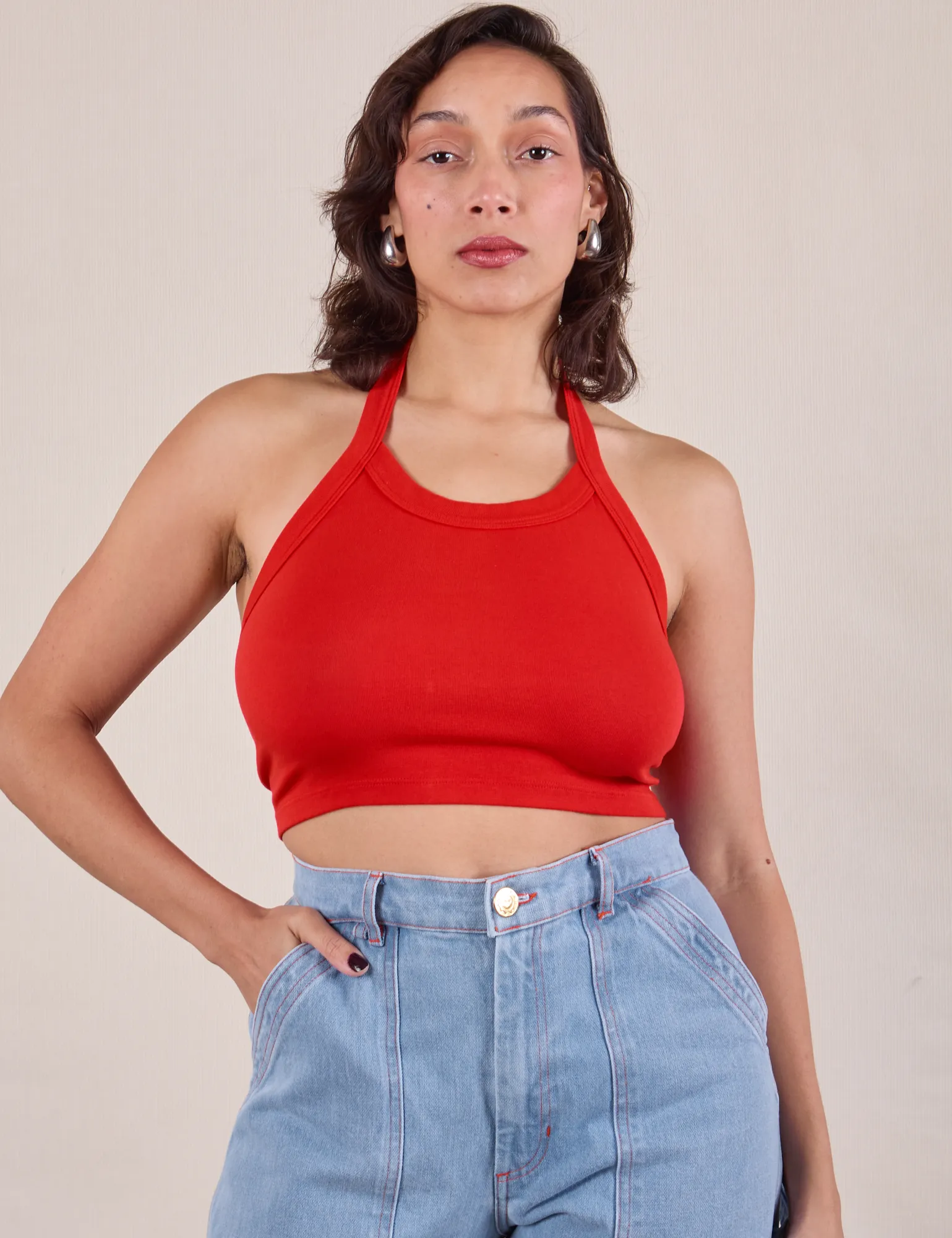 Halter Top - Mustang Red *FINAL SALE* sold by Big Bud Press product image thumbnail 3