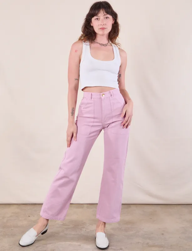 Work Pants - Lilac sold by Big Bud Press