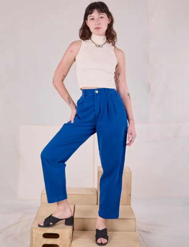 Heavyweight Trousers - Royal Blue sold by Big Bud Press