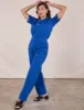 Short Sleeve Jumpsuit - Royal Blue sold by Big Bud Press