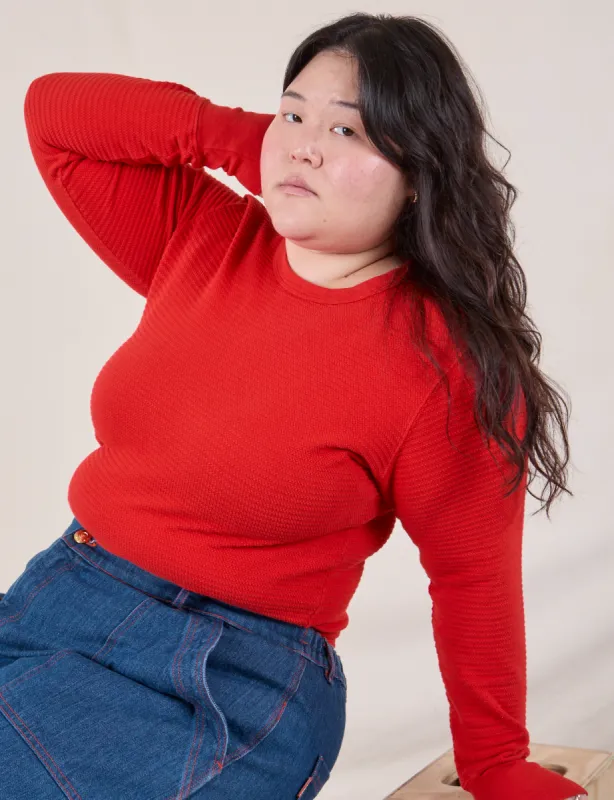 Honeycomb Thermal - Mustang Red *FINAL SALE* sold by Big Bud Press