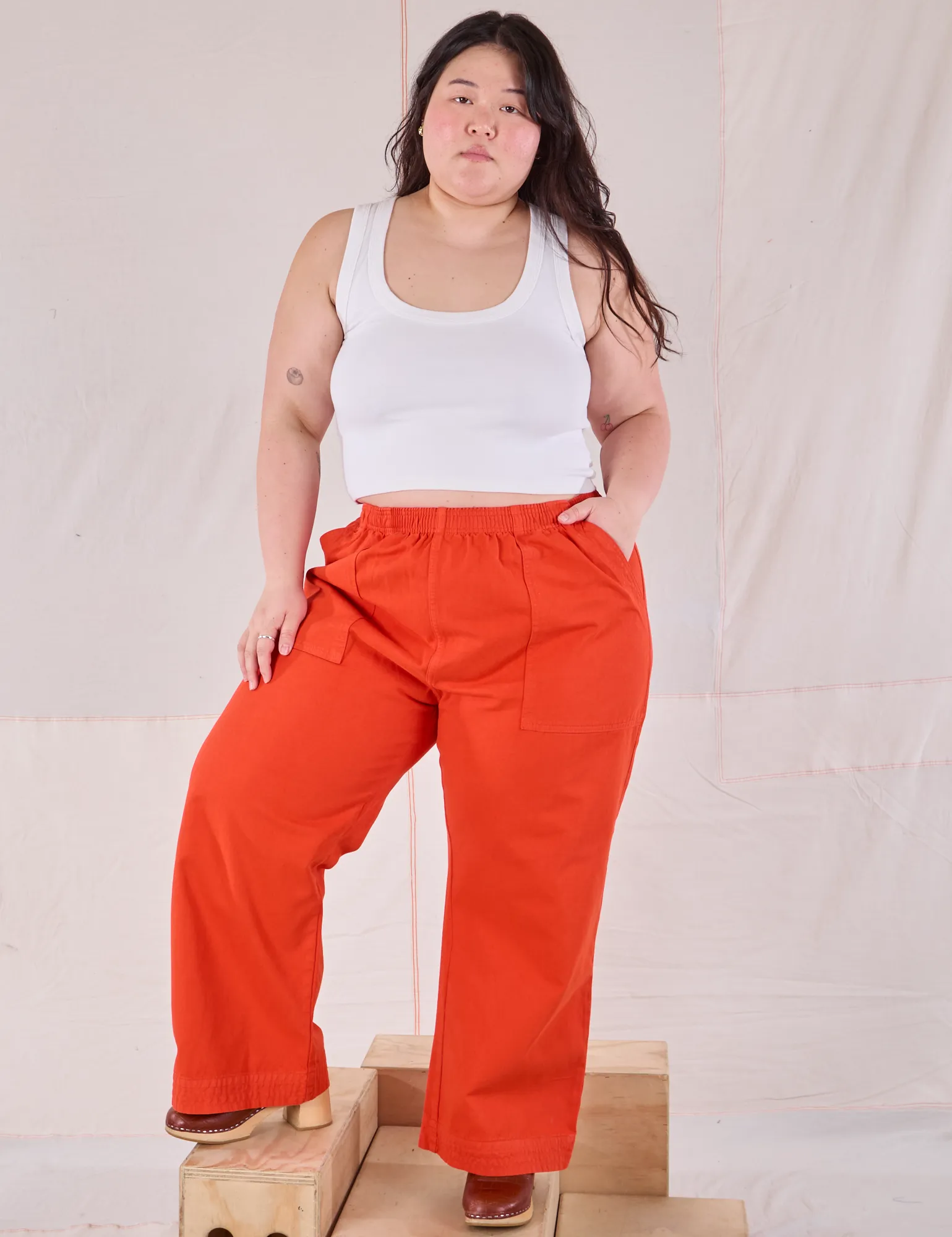 Action Pants - Chili Red *FINAL SALE* sold by Big Bud Press