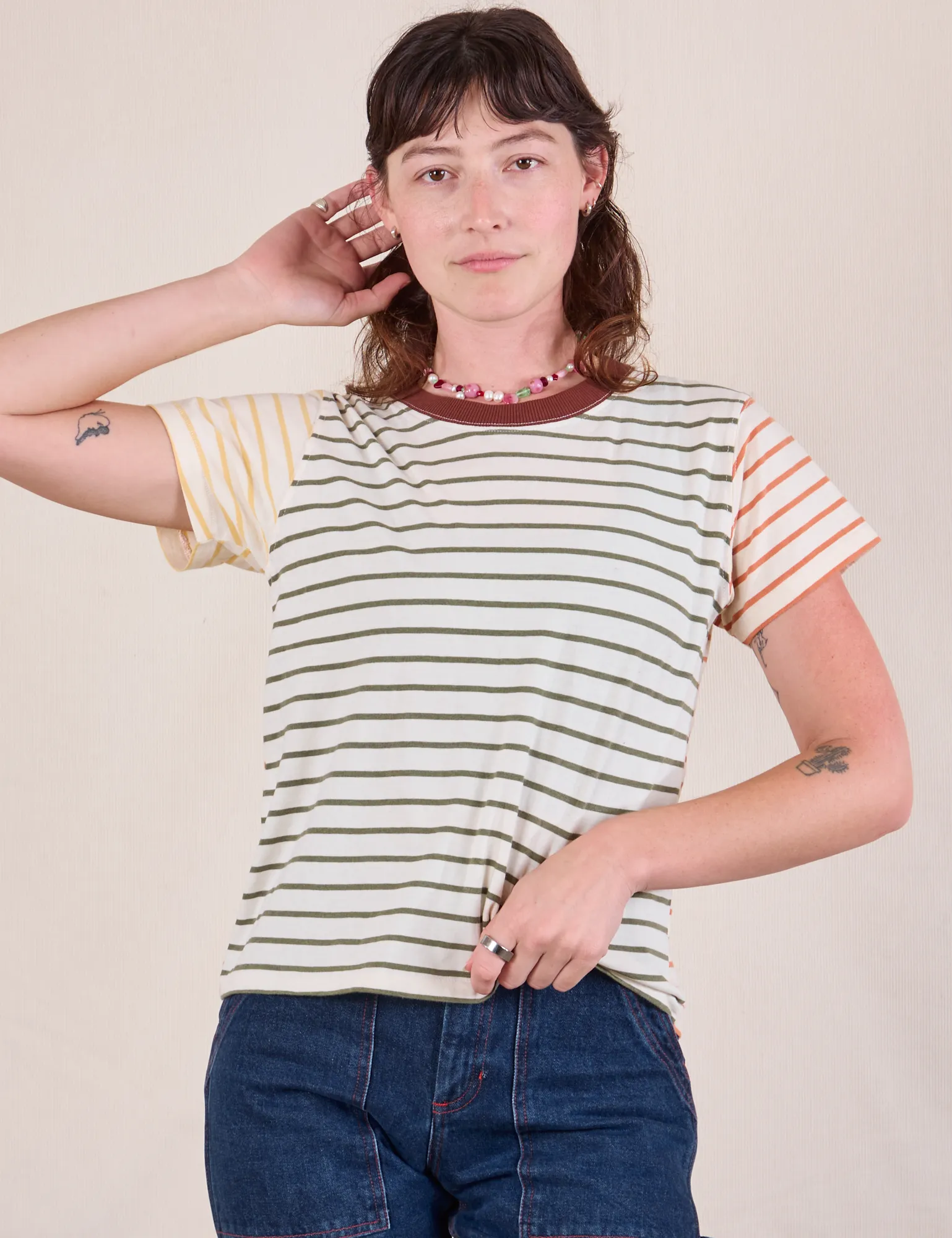 MISMATCHED STRIPE TEE - MYSTERY SAMPLE SALE! *FINAL SALE* sold by Big Bud Press product image thumbnail 2